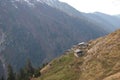 Cottages on a mountainside