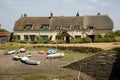 Cottages at Porlock Weir, England Royalty Free Stock Photo