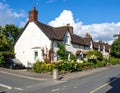 cottages in a small town in the UK, AI generated Royalty Free Stock Photo