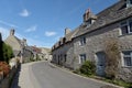 Cottages in village of Corfe Royalty Free Stock Photo