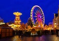 Cottbus christmas market by night