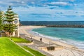 Cottesloe Beach is a long, patrolled white-sand beach offering swimming, diving, snorkeling & surfing