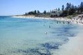 Cottesloe Beach in Perth Western Australia Royalty Free Stock Photo