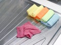 Cottom kitchen towels Royalty Free Stock Photo