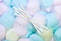 Cotton Balls and Swabs Royalty Free Stock Photo