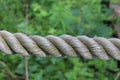 Cotton braided spiral rope