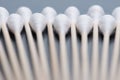 Cotton bud wood stick or cotton swab Royalty Free Stock Photo