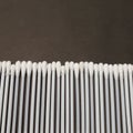 Cotton buds isolated on the black background