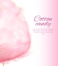 Cotton Candy Banner with Sweet Floss Spun Sugar