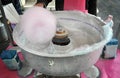 Cotton candy machine Royalty Free Stock Photo