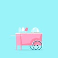 Cotton candy machine Royalty Free Stock Photo