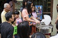 Cotton candy making