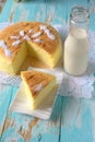 Cotton Cheese Cake Royalty Free Stock Photo