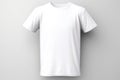 Cotton copy space shirt outfit design blank t-shirt mockup cloth mock-up fashion white style