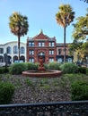 Cotton Exhange building from 1735. Savannah Georgia. Built by the Freemasons. Royalty Free Stock Photo