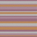 Cotton horizontal stripes knit texture geometric