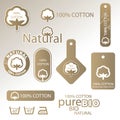 Cotton labels and tags