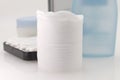Cotton Pads and sticks Royalty Free Stock Photo