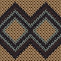 Cotton rhombus argyle knit texture geometric