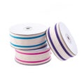 Cotton ribbon rolls Royalty Free Stock Photo