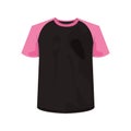 cotton shirt clothes black and pink colors