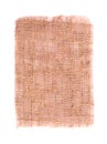 Cotton textile burlap isolated