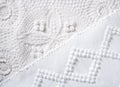 Cotton tricot pique fabric macro texture