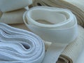 Cotton twill tape for sewing.