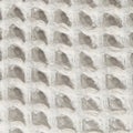 Cotton Waffle Weave Towel Texture in White