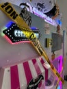Cottoncandy sign glowing