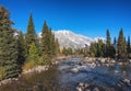 Cottonwood Creek in Grand Teton National Park, Wyoming Royalty Free Stock Photo