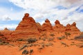 Cottonwood Teepees, a rock formation near The Wave at Coyote Buttes South CBS, Paria Canyon Vermillion Cliffs Wilderness