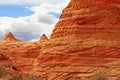 Cottonwood Teepees, a rock formation near The Wave at Coyote Buttes South CBS, Paria Canyon Vermillion Cliffs Wilderness Royalty Free Stock Photo