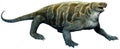 Cotylorhynchus from the Permian era 3D illustration