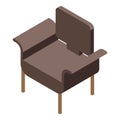 Couch armchair icon, isometric style Royalty Free Stock Photo