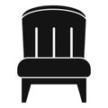 Couch armchair icon, simple style Royalty Free Stock Photo