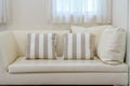 Couch detail and pillow Royalty Free Stock Photo