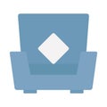 Couch flat vector icon which can easily modify or edit