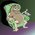 Couch Potato Royalty Free Stock Photo