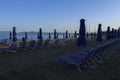 Couches on the beach Royalty Free Stock Photo