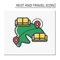 Couchsurfing color icon