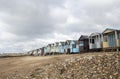 Cloudy day at Thorpe Bay Beach, Essex, England