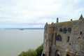 Couesnon River, View from Mont Saint Michel Royalty Free Stock Photo