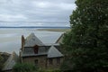 Couesnon River, View from Mont Saint Michel Royalty Free Stock Photo