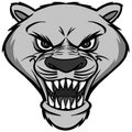 Cougar Mascot Head Illustration