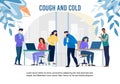 Cough and Cold Epidemic in Office Warning Banner
