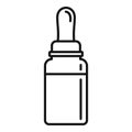Cough syrup ointment icon, outline style