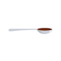 Cough syrup spoon icon flat isolated vector Royalty Free Stock Photo