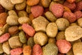 Coulourfull Dog Food Grains Royalty Free Stock Photo