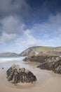 Coumeenoole Beach, Slea Head; Dingle Peninsula Royalty Free Stock Photo